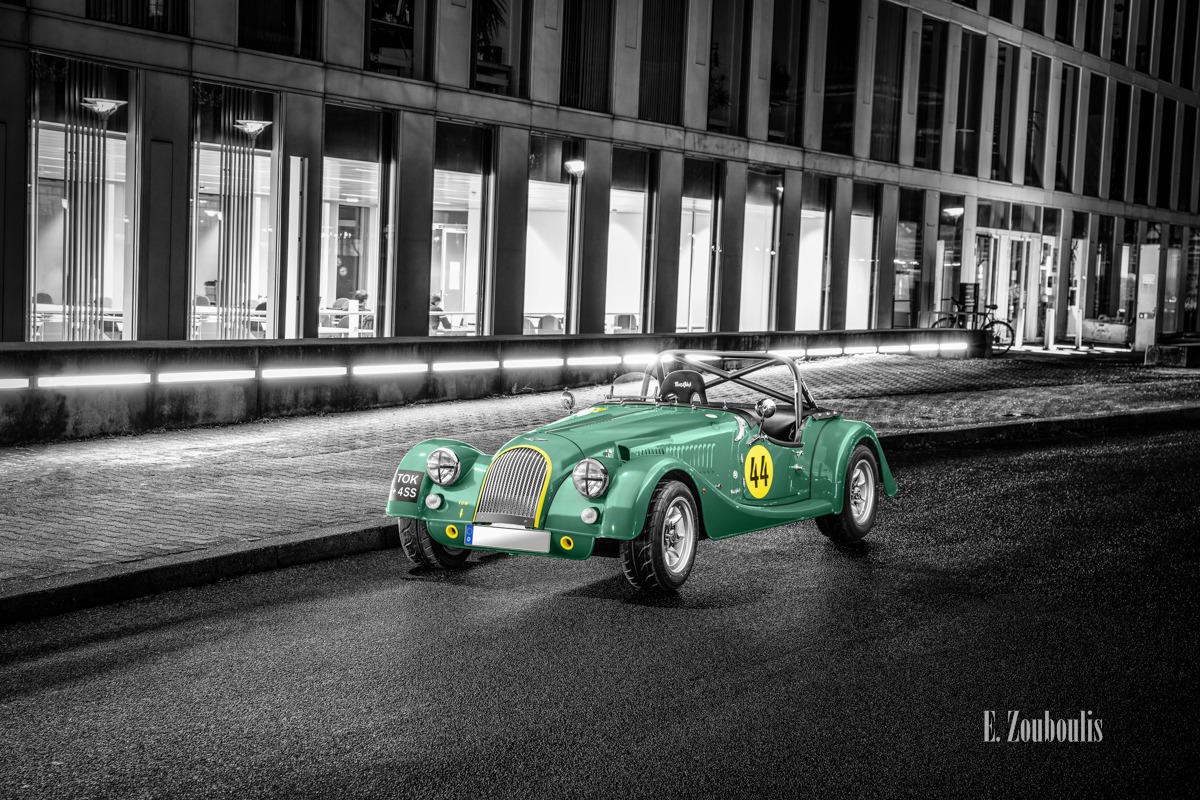 Baden-Württemberg, Chromakey, Colorkey, Deutschland, Dunkel, EZ00613, Fine Art, FineArt, Germany, Green, Grün, Langzeitbelichtung, Licht, Long Exposure, Morgan, Nacht, Night, Roadster, Stuttgart, Uni, Universität, Vaihingen, Zouboulis, automobil, british, classic car refugium, elektrotechnik, helber, historic, informatik, lemans, urban, zouboulis photography