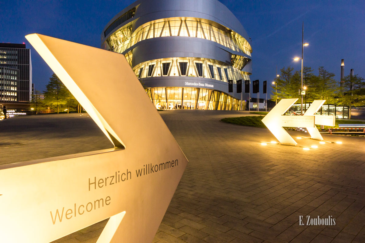 Timelapse Aufnahmen in Stuttgart am Mercedes Benz Museum