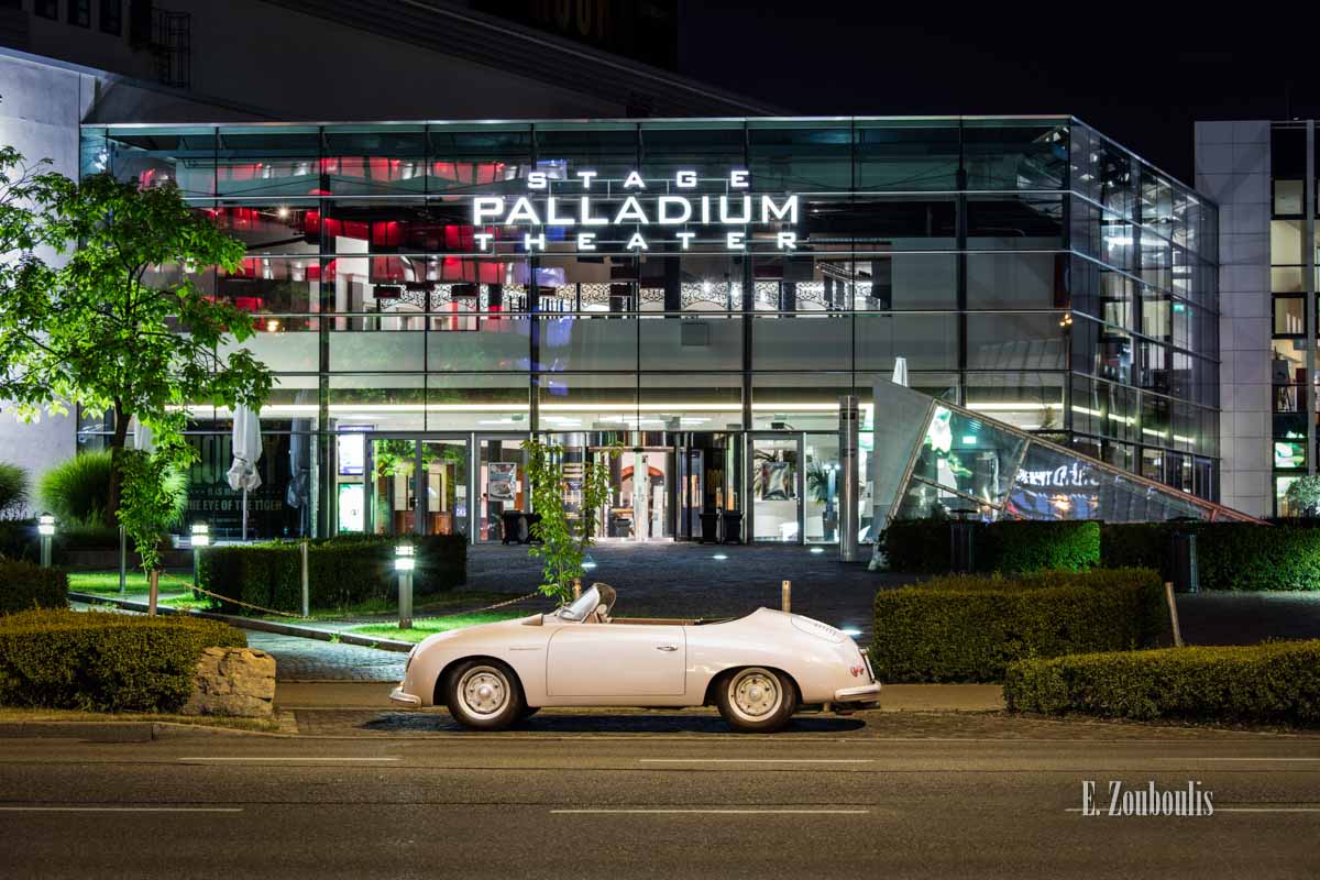 Ein Porsche 356 Speedster aus dem Jahr 1956 zu Besuch in Stuttgart Möhringen am SI Centrum