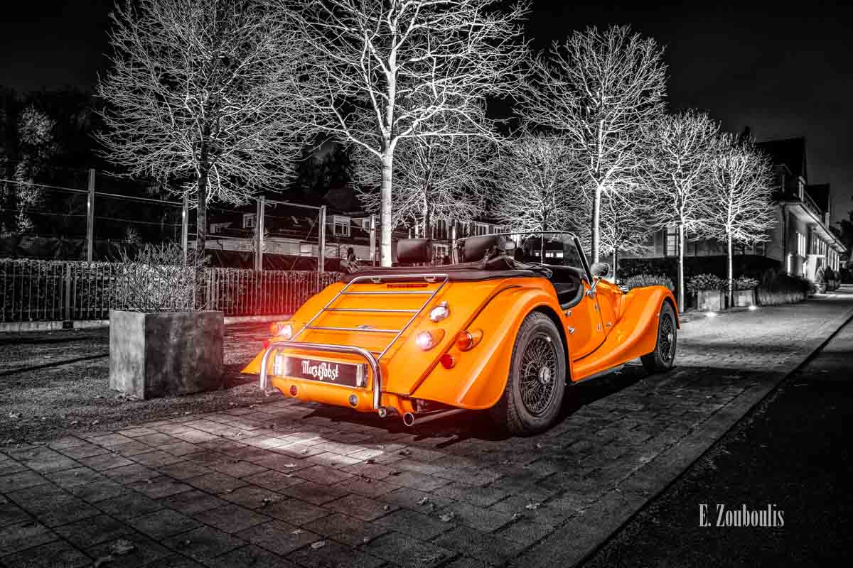 Ein Morgan 4/4 mit seiner einzigartigen “Morgan Orange” Farbe – in Stuttgart Degerloch Ein Morgan 4/4 mit seiner einzigartigen “Morgan Orange” Farbe – in Stuttgart Degerloch