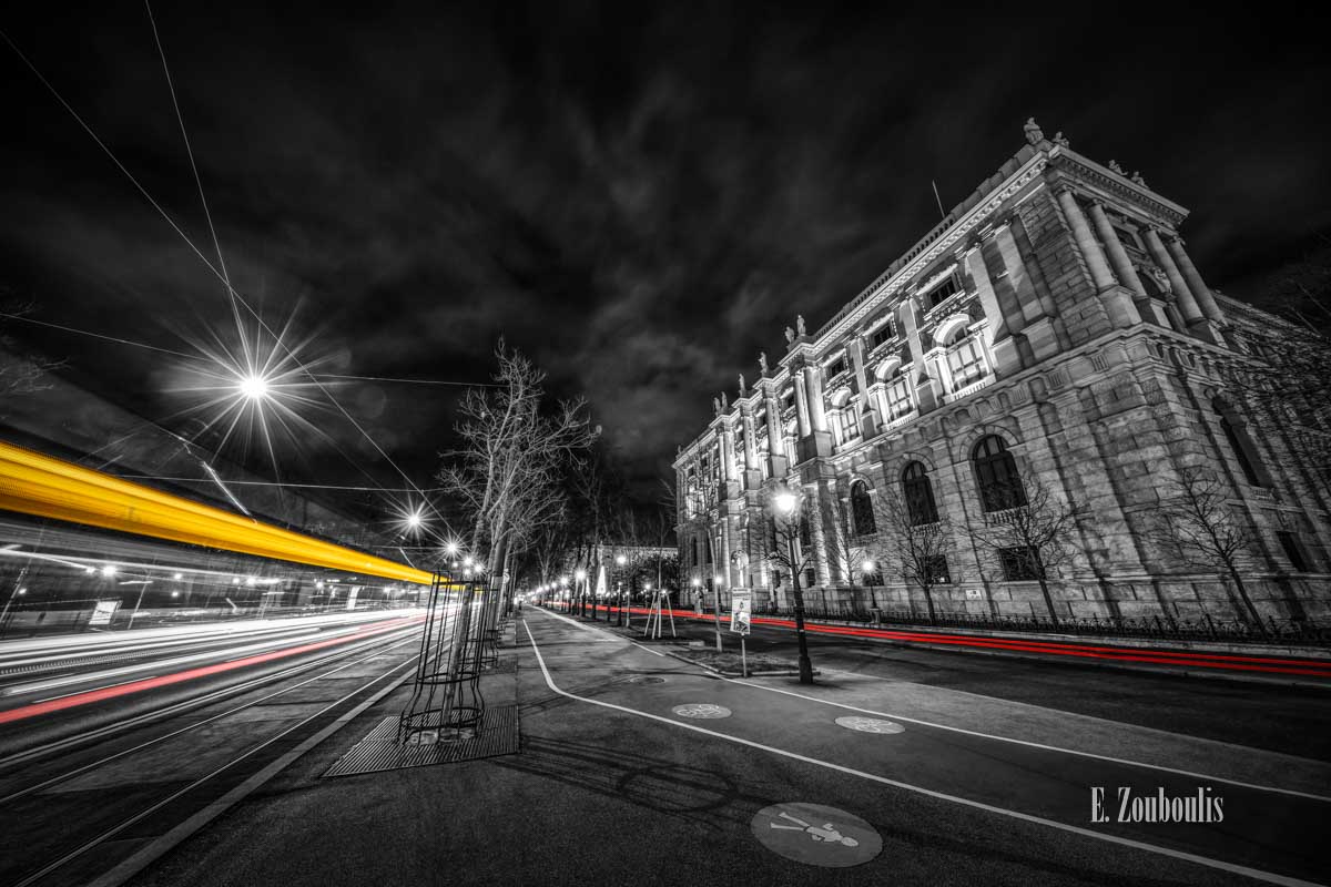 Verkehr vor dem Kunsthistorischen Museum in Wien Verkehr vor dem Kunsthistorischen Museum in Wien