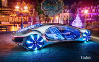 AVTR, Auto, Automotive, Avatar, Benz, Car, Cars, Deutschland, Dunkel, EZ00955, Europa Park, Europapark, Fine Art, FineArt, Germany, Licht, Luxus, Mercedes, Nacht, Night, Rust, Zouboulis, concept car, daimler, futuristic, konzeptauto, space ship, vision, zouboulis photography